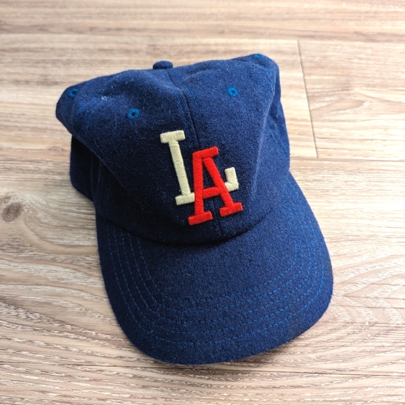 MLB Other - Vintage LA dodgers snapback wool dad hat